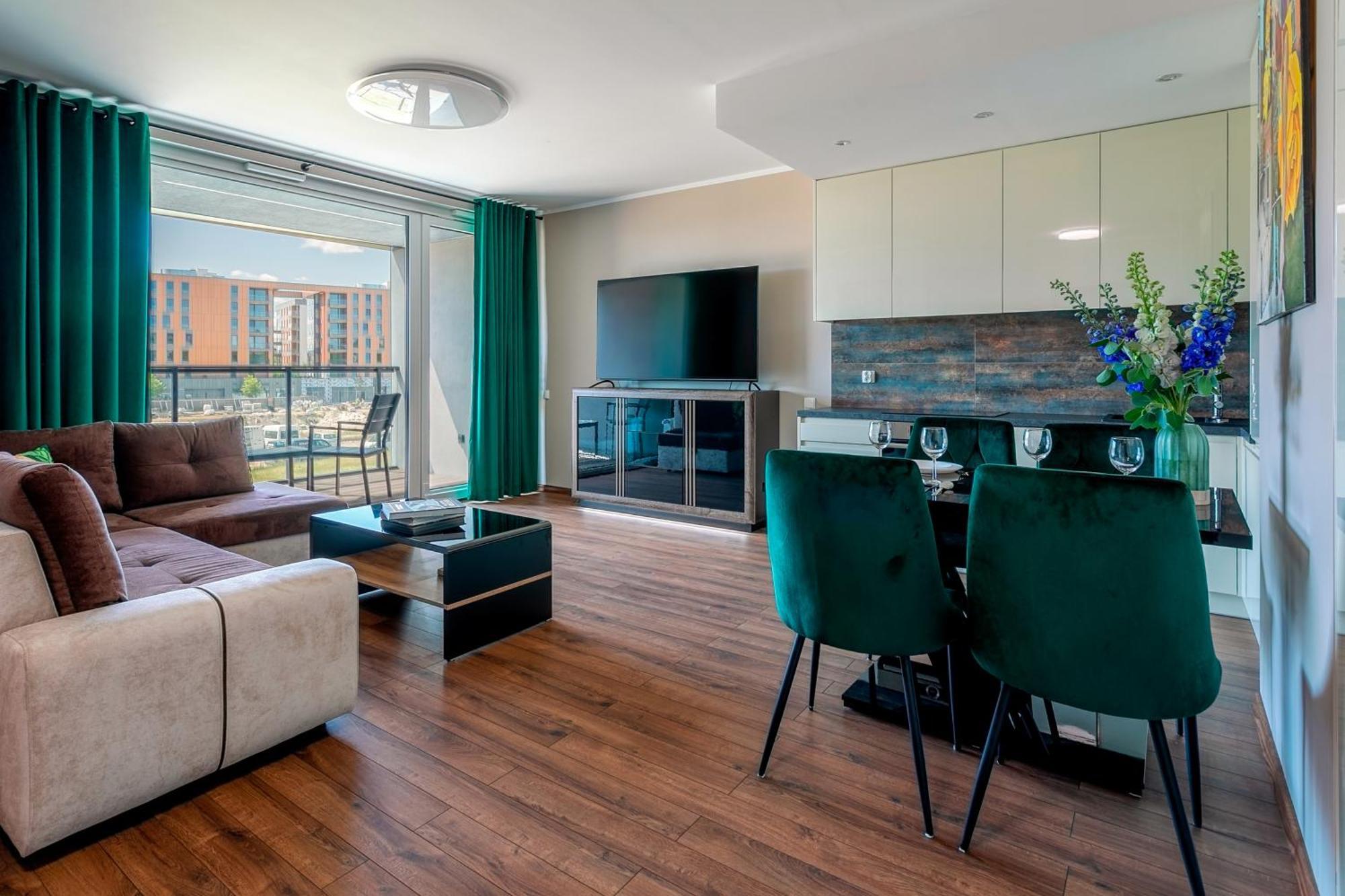 Blue Mandarin - Chlebova Apartments Gdańsk Zewnętrze zdjęcie